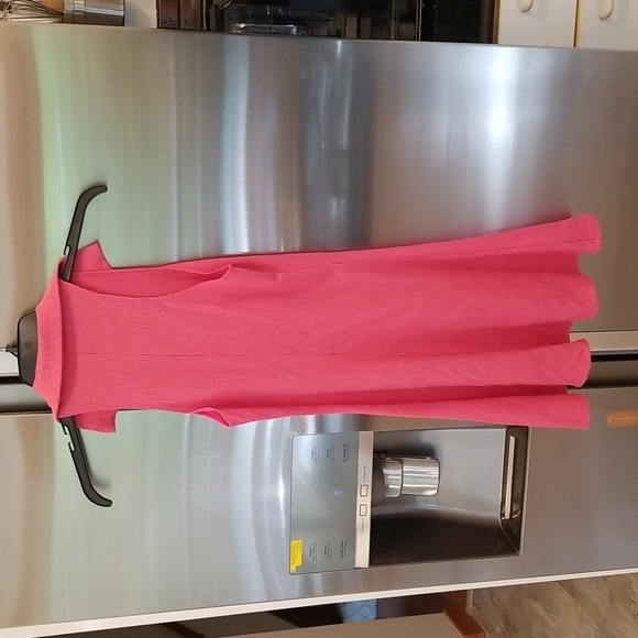 💕REFORMATION💕 Pete Dress ~ Snapdragon Pink Ribbed Medium M NWT - Picture 9 of 14